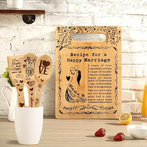 Miniatura 2 de Regalos de boda para parejas, tablas de cortar de matrimonio, regalo de aniversario para recién casados, regalo inspirador de matrimonio, regalos de