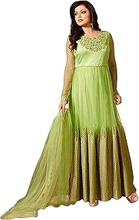 netted anarkali
