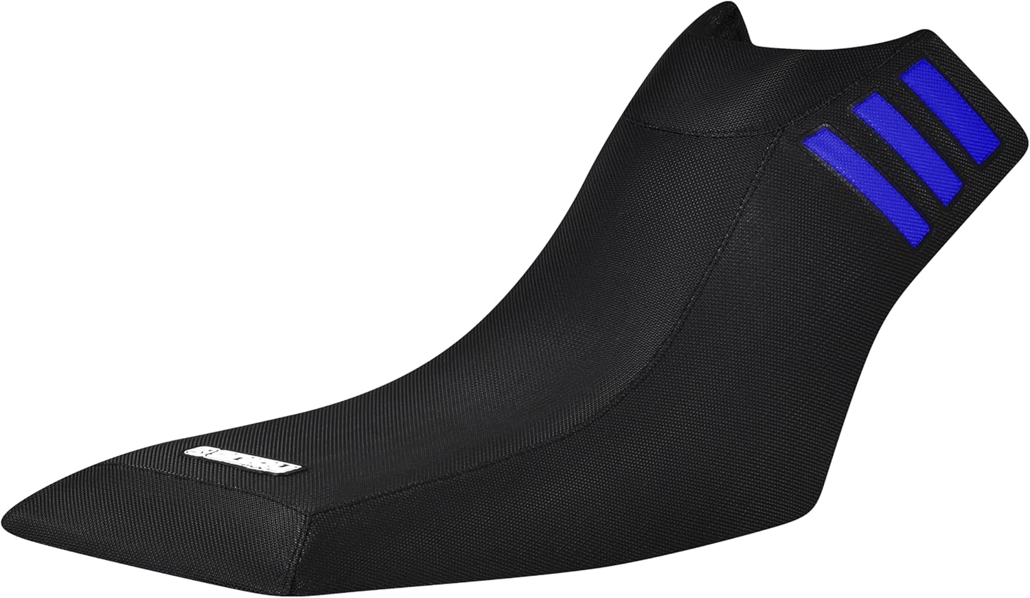 Enjoy Mfg Seat Cover - Compatible with Yamaha 1985-1988 Badger YFM 80 Seat Cover All Black Standard - #448 (RED Racing Stripes)