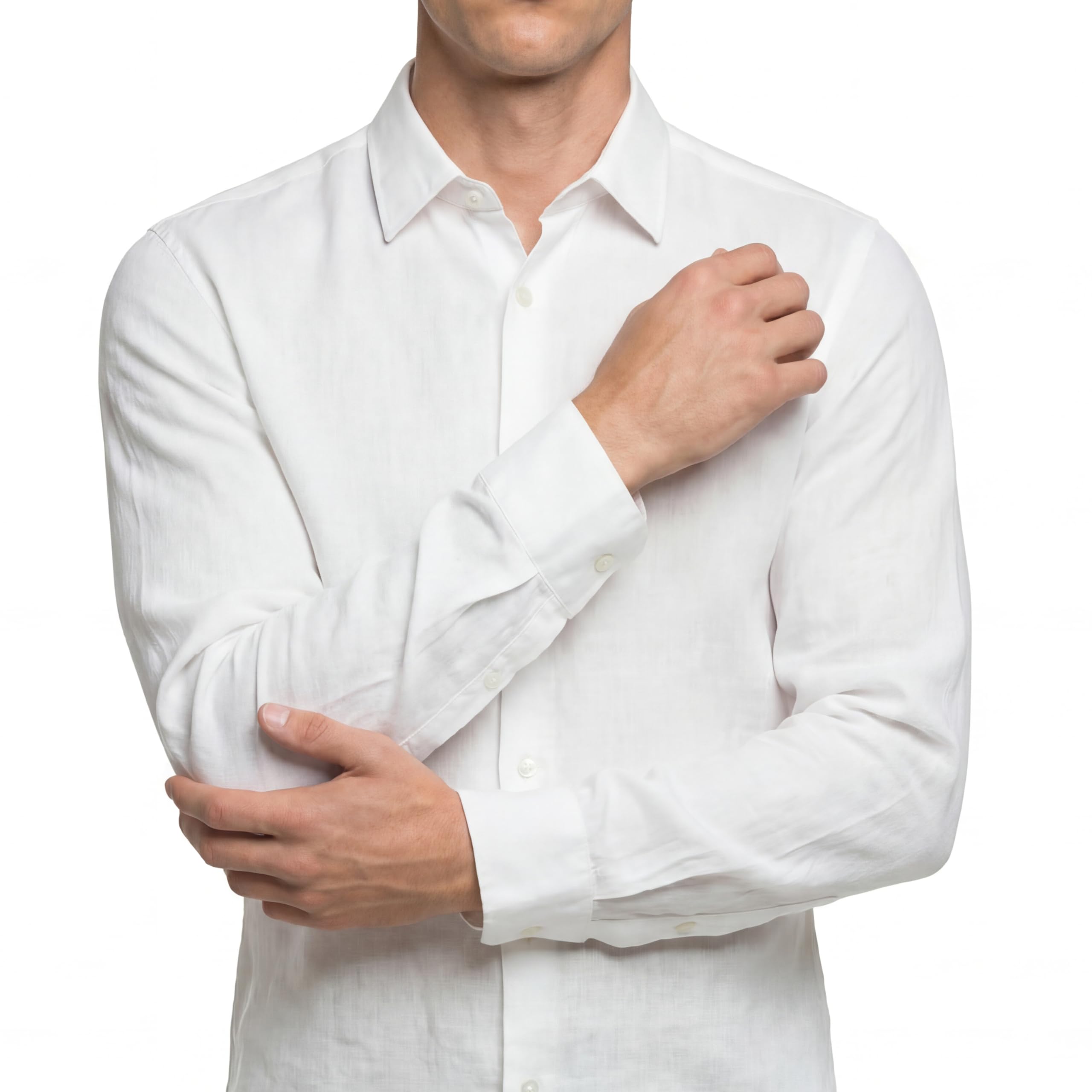 OLYMP Camisa casual para hombre de manga larga 404014, monocolor, 059, informal, 22, cuello Kent