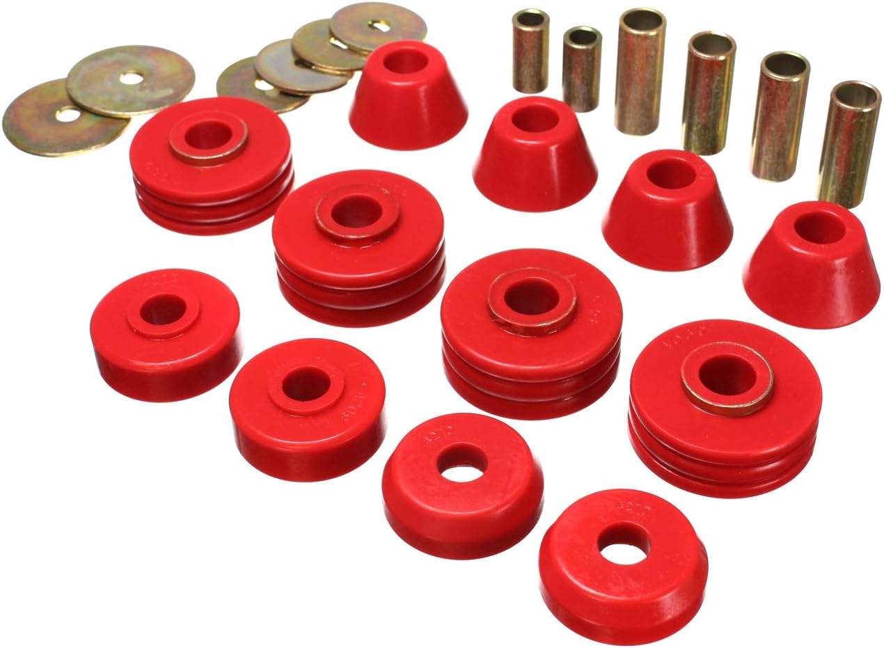 Energy Suspension 3.4108R Control Arm Bushing Mount Set for GM