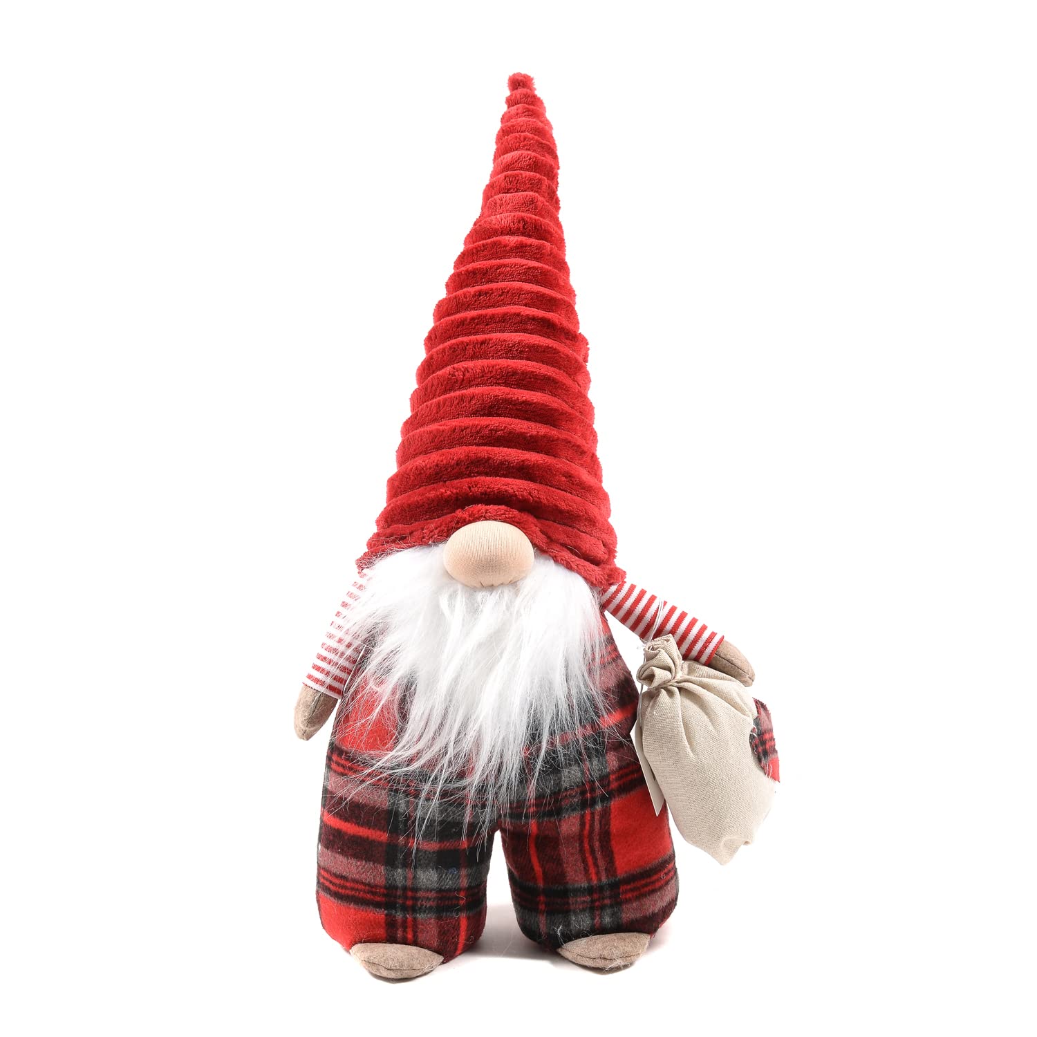 KASANOVA Standing Christmas Gnome 59cm with Red Hat