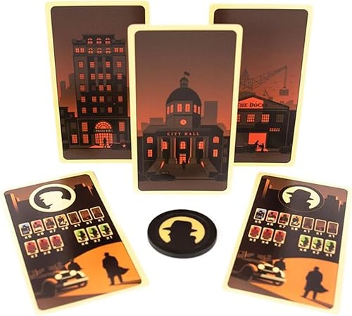 Miniatura 4 de Juego de cartas District Noir controla el inframundo criminal en una batalla estratégica, divertido juego familiar para niños y adultos, a partir de