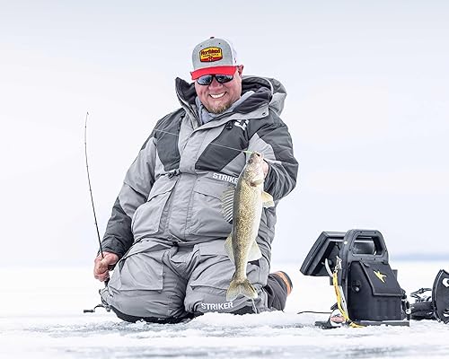 Miniatura 5 de Northland - Cuchara de sonajero de pesca en hielo, varios tamaños y colores para lucioperca, perca, panfish y trucha