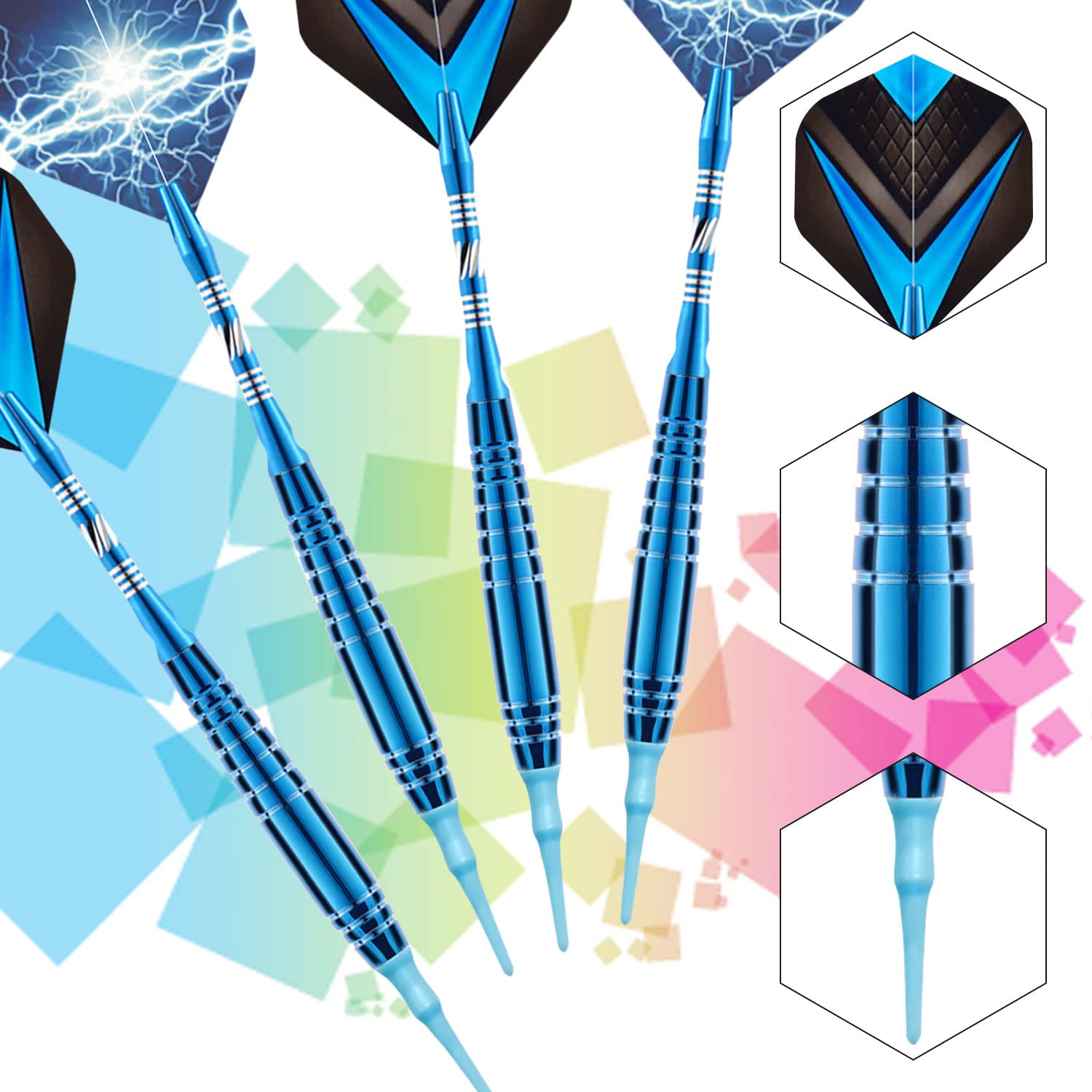 Freccette Trecynd Con Punta In Plastica - Set Professionale Per Freccette Elettroniche - Foto 8