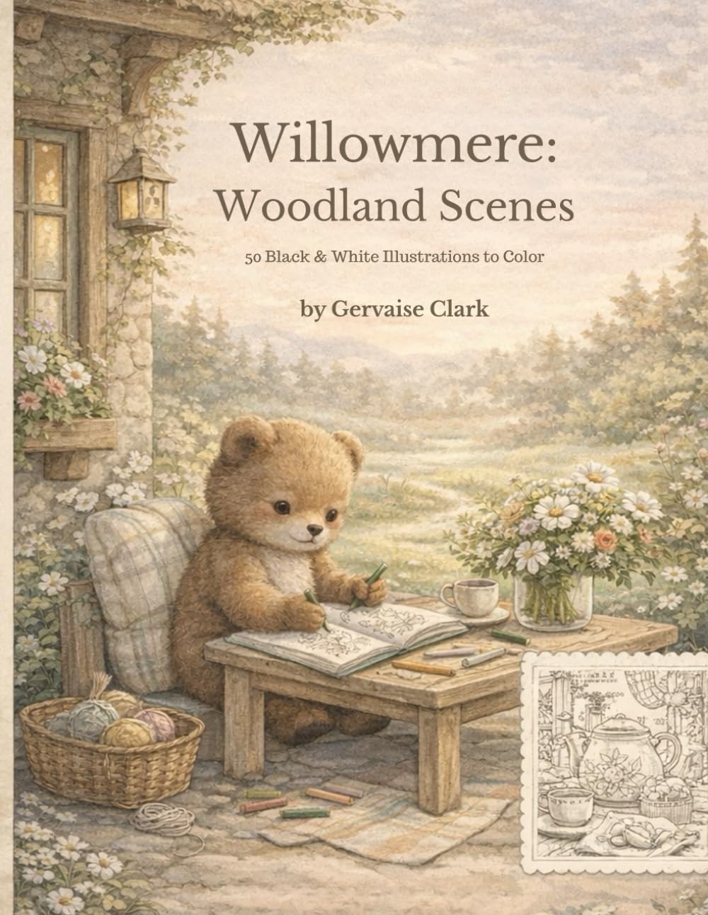Willowmere: Woodland Scenes: An Adult Coloring Book for Calm and Comfort