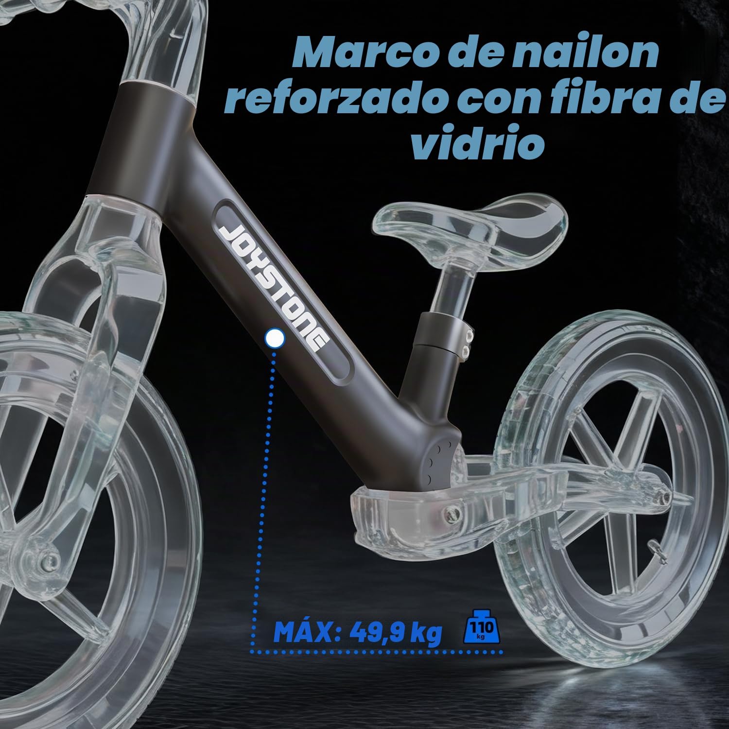 Skirfy Rueda de 14 pulgadas, bicicleta a partir de 2 años, bicicleta satte de altura ajustable para niños y niñas de 2 a 5 años