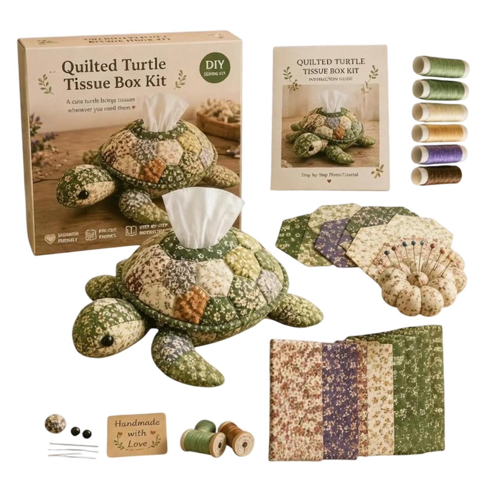 Porte-mouchoirs animaux marins en kit DIY avec range-serviettes artisanal