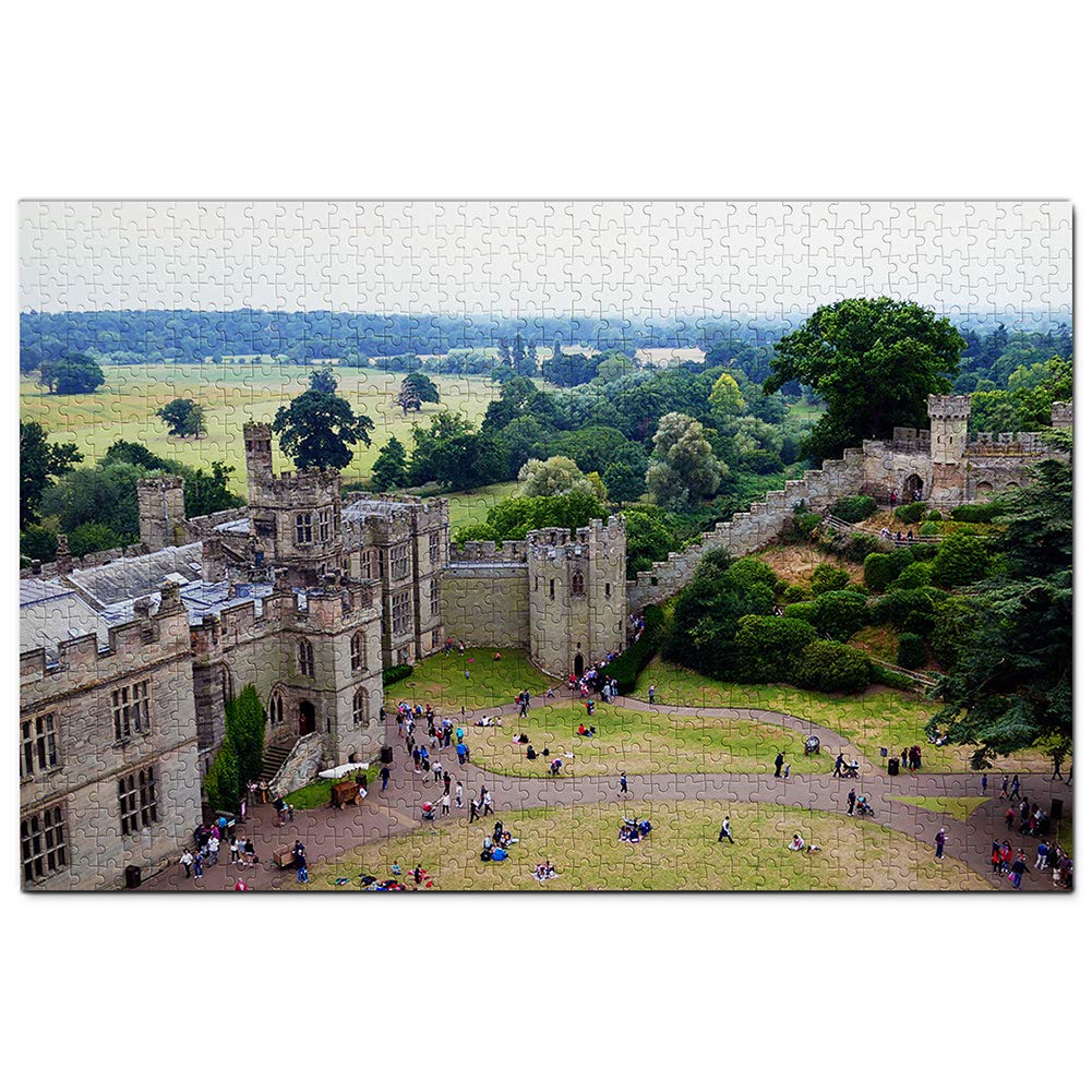 Great Britain England Warwick Castle Puzzle 1000 Piecesen Puzzle Adult Game Graphics Travel Souvenir 26x38CM