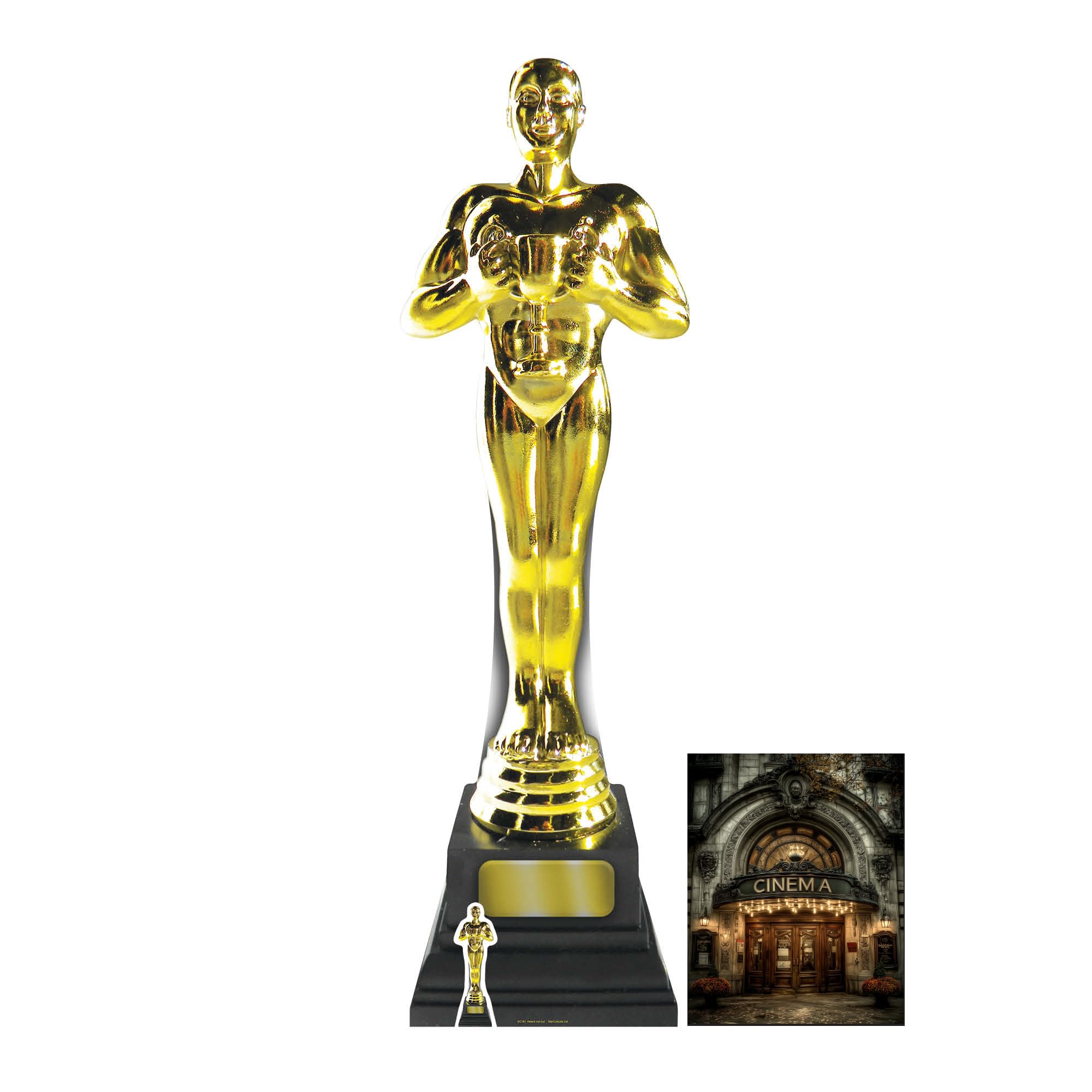 Golden Award cut-out - Hollywood Lifesize Cardboard Cutout/Standee/Standup - Includes 8x10 (20x25cm) Star Photo