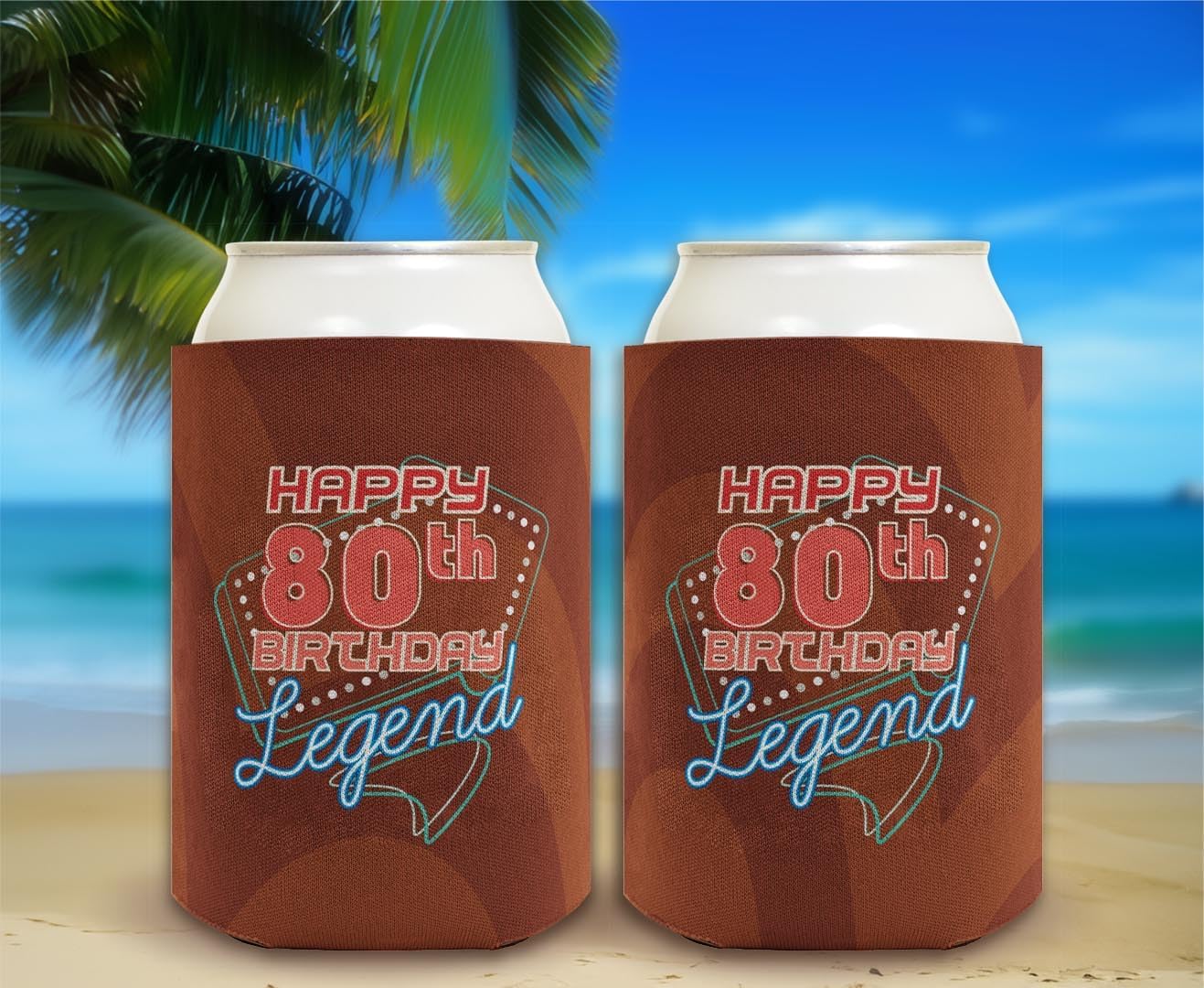 80th Birthday Gifts For Women Happy 80th Birthday Legend 24-Pack Can Drink Thermocoolers Party Pack