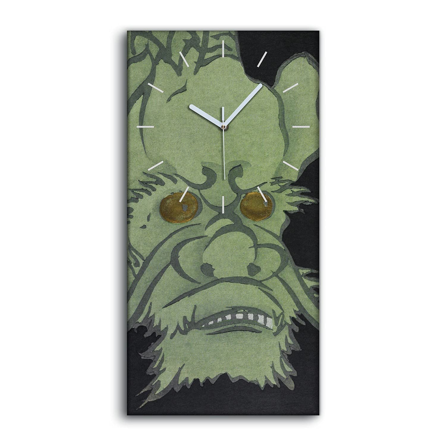Horloge Murale Dragon Asiatique sans tic-tac pour déco de chambre zen