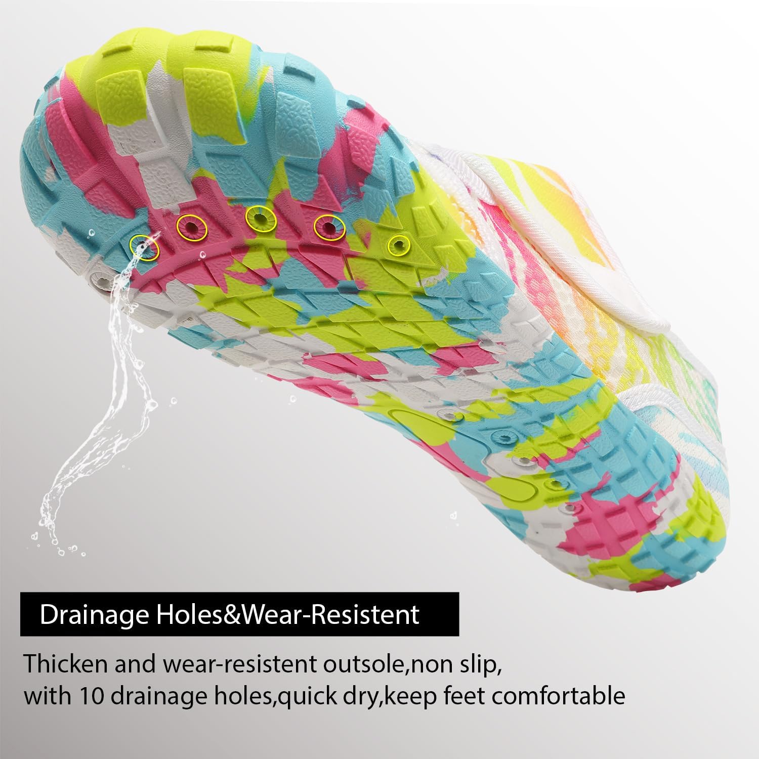 Centipede Demon Swim Water Shoes for Women Men Quick Dry Barefoot Aqua Sneakers Shoe for Beach Hiking Diving Boating River Outdoor Water Sports image 5