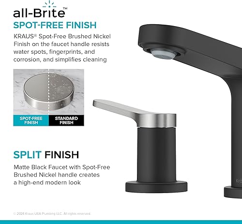 Miniatura 122 de KRAUS Indy - Grifo de baño con sensor sin contacto con caja de control y mezclador de temperatura en acero inoxidable sin manchas, KSB-10001SFS