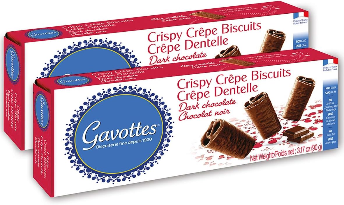 ロック・マリア ガヴォット・ダークチョコクレープクッキー ×2セット