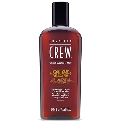 Vista 8 de American Crew Champú para hombres, humectante profundo diario, derivado de forma natural, fórmula vegana, fragancia de menta cítrica, 15.2 onzas