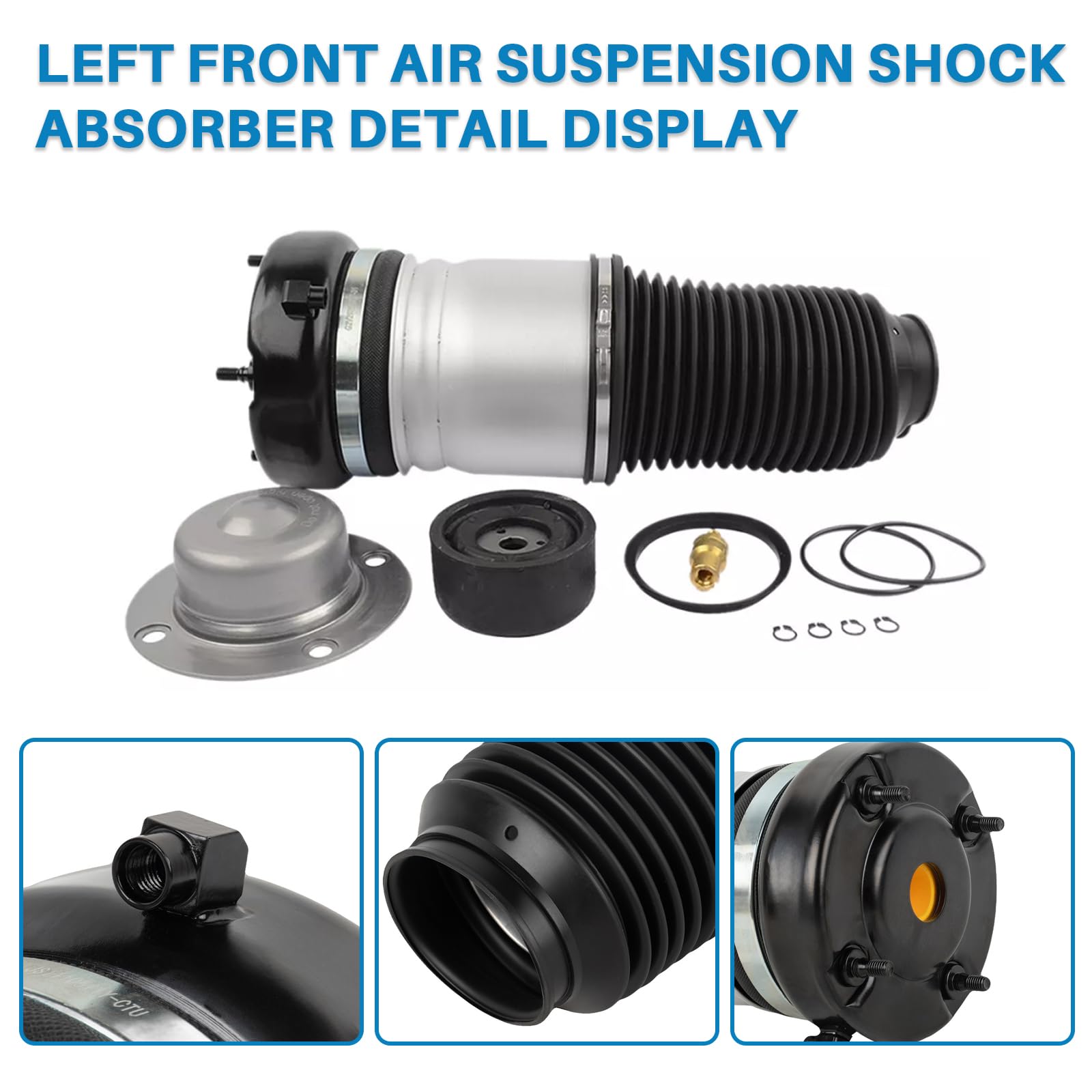 Sospensioni Pneumatiche Ammortizzatori Anteriori Sx Compatibile con A6 C6 Allroad 4FH Avant 4F5 Limousine 4F2 2004-2011, Ricambio per