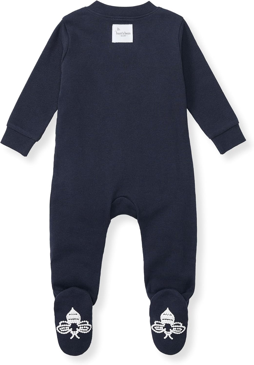Burt's Bees Baby Boys' Organic Cotton, Sleep and Play Footed Pajamas image 2