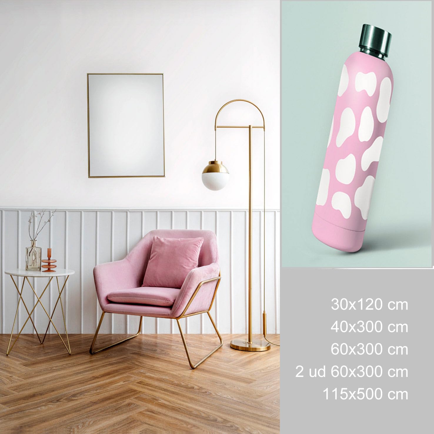 Vinyl Klej Biały Matowy 2ud 60x300cm do kuchni Meble ścienne Okna Rzemiosło Folia Wodoodporna Dekoracyjna (2ud 60x300 cm, Matowy biały)