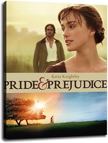Miniatura 7 de Póster de película de Orgullo y Prejuicio, arte de pared, películas de amor, obras maestras del mundo, póster para decoración de cine en casa,