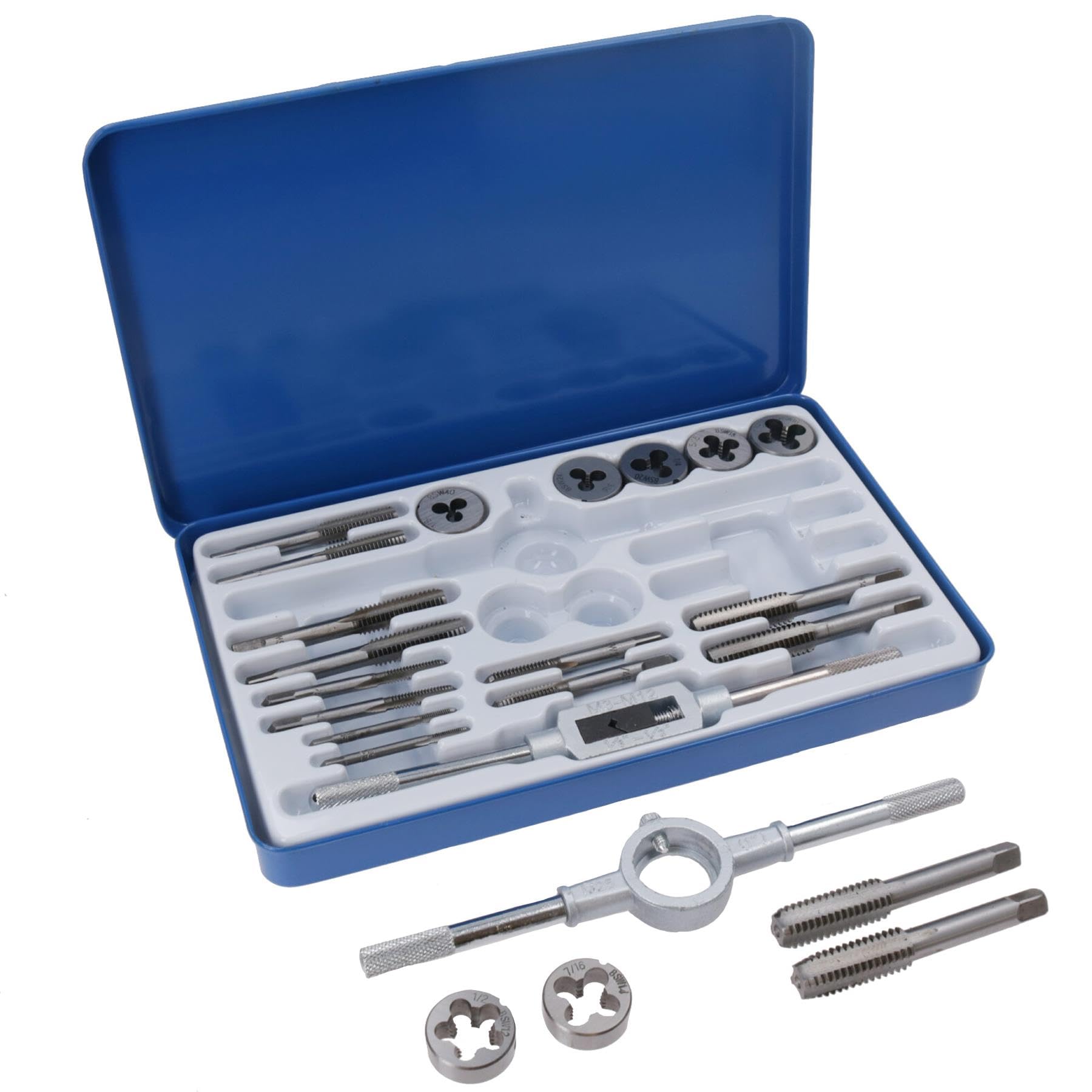 US Pro 23pc BSW Tap & Die Set British Standard Whitworth