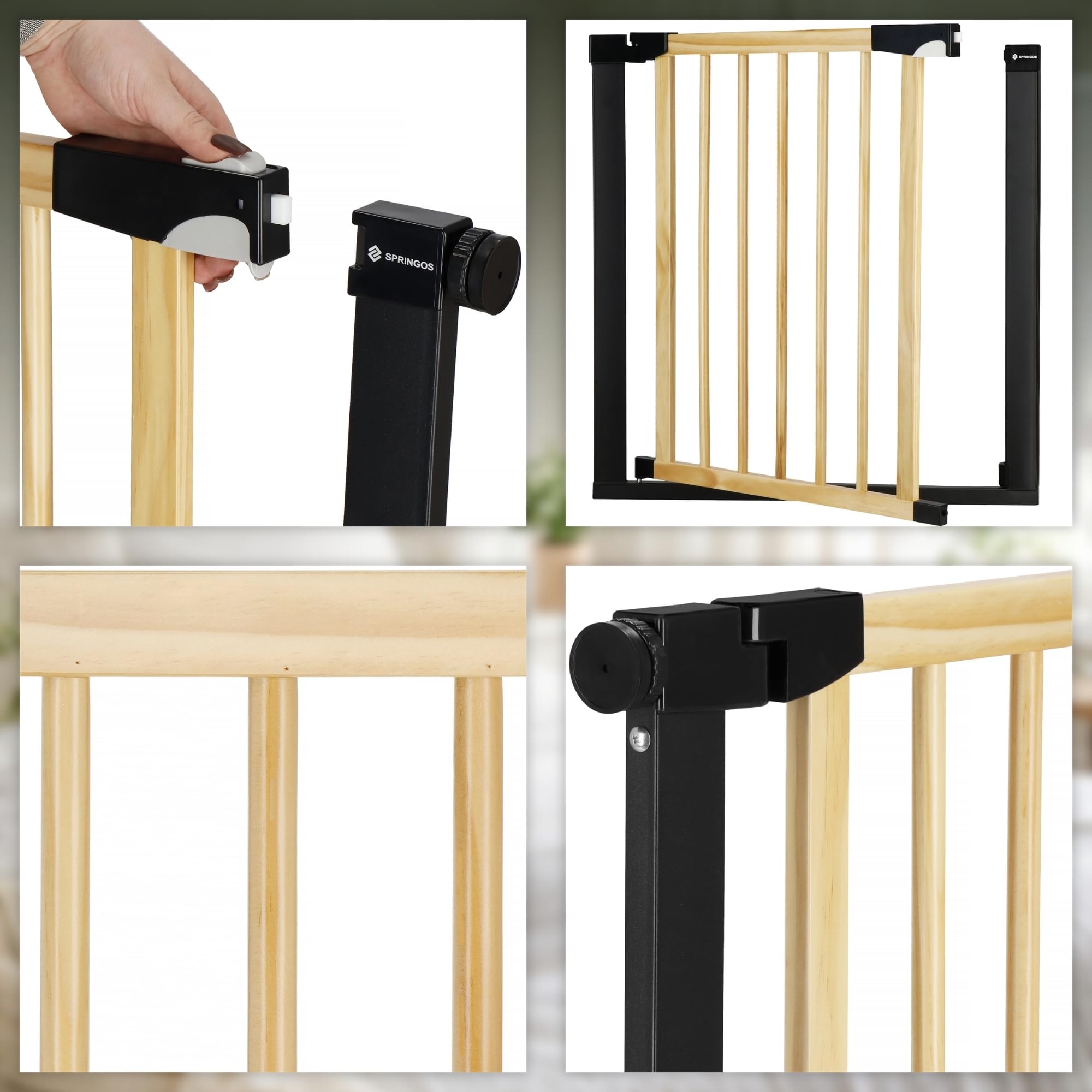 SPRINGOS Griglia di protezione per scale 75-82 cm