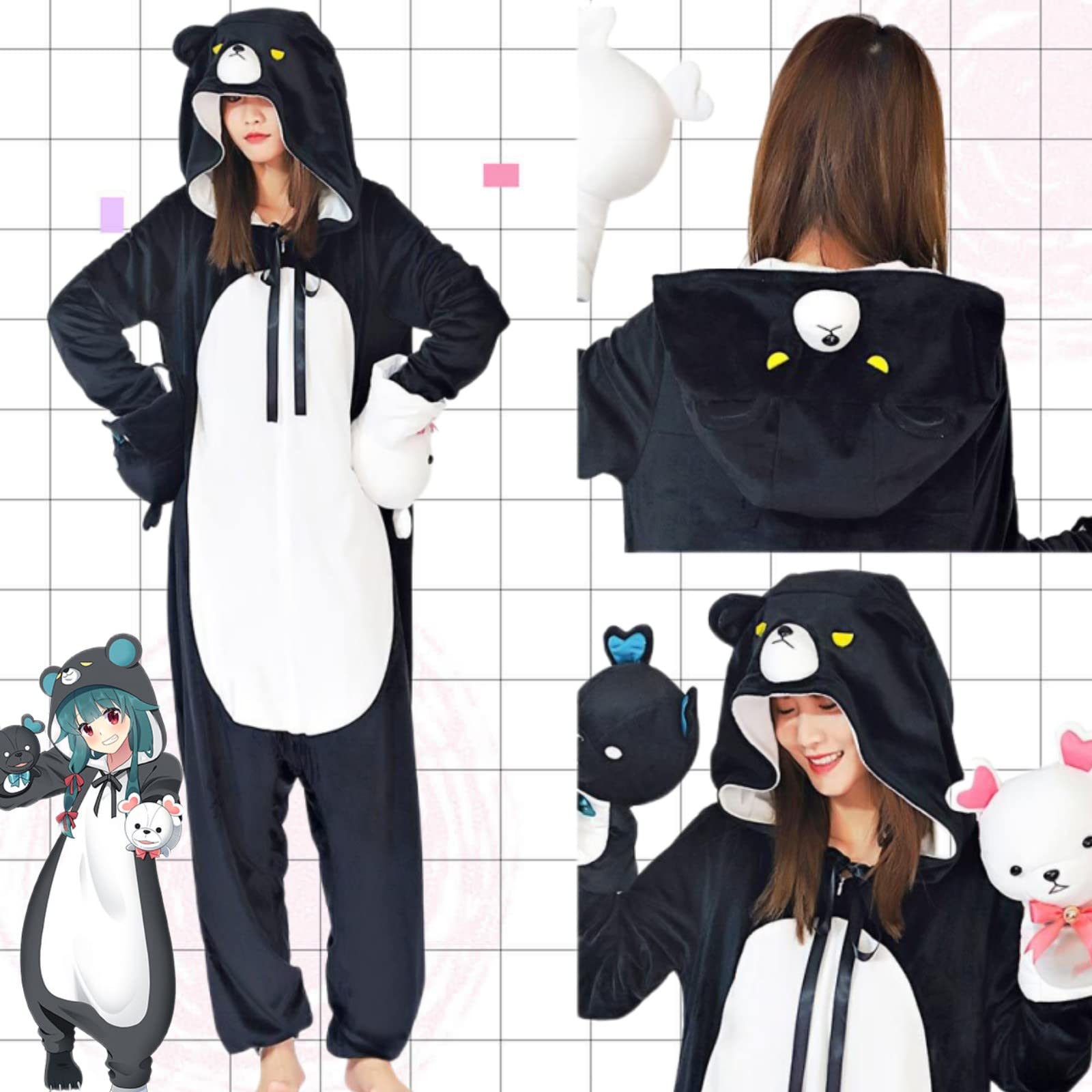 Amazon.co.jp: くまクマ熊ベアー コスプレ ユナ コスプレ衣装 両面着
