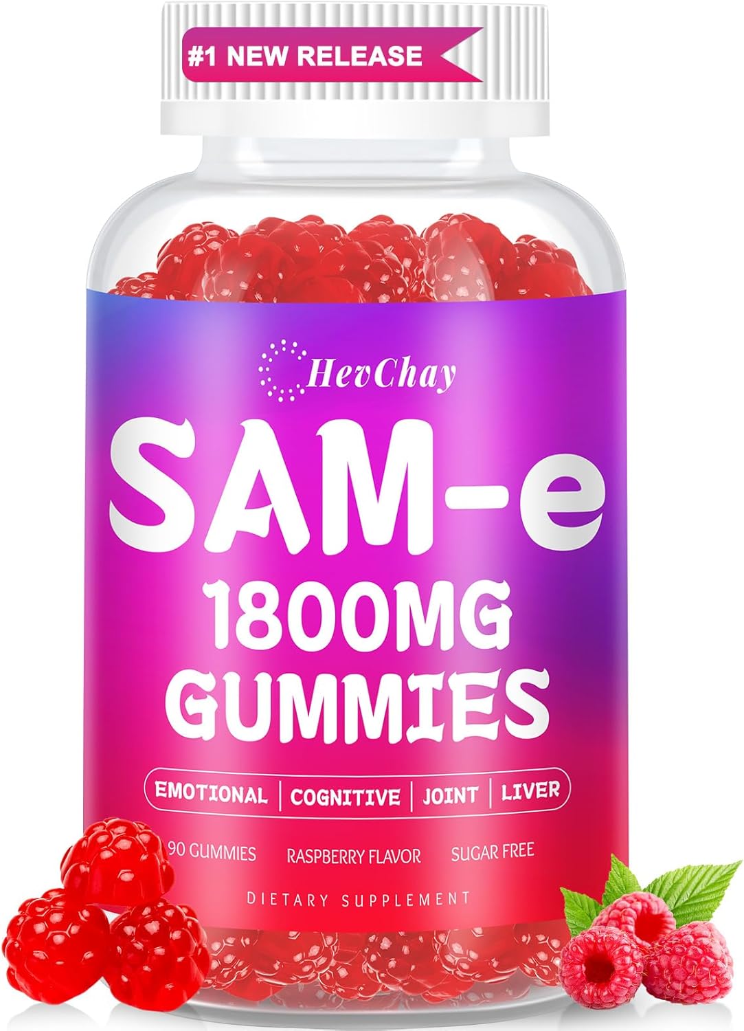 Amazon.com: HevChay 1800 MG SAM e Supplement for Brain, Mood, Joint ...