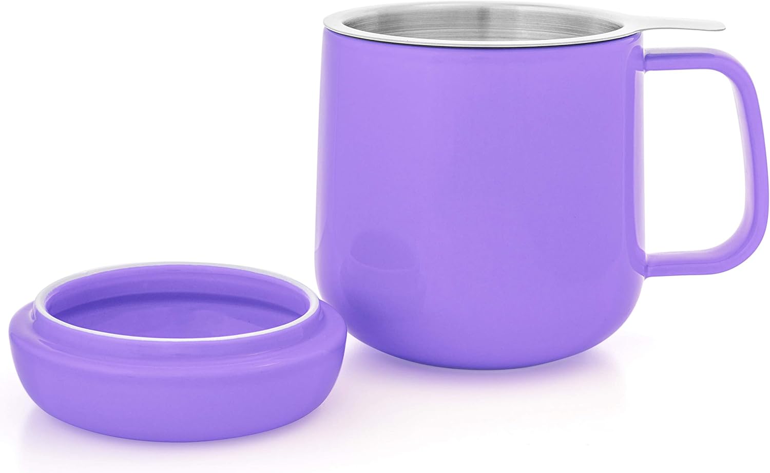 Best Promo Tealyra - Sumo Ceramic Purple Tea Cup Infuser - 13.5-ounce - Small Mug with Lid and Stainless Steel Filter For Loose Leaf Tea - Tea-For-One - 400 ml Black Friday - 70% OFF Tealyra - Sumo Ceramic Purple Tea Cup Infuser - 13.5-ounce - Small Mug with Lid and Stainless Steel Filter For Loose Leaf Tea - Tea-For-One - 400 ml