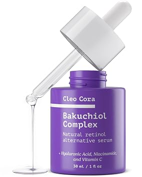 Bakuchiol Retinol Serum - Anti Aging Serum for Face Eyes - Korean Skincare | Retinol Alternative for Fine Lines & Wrinkles - Rejuvenation Facial Skin Care Booster - Bakuchiol Niacinamide Hyaluronic Acid
