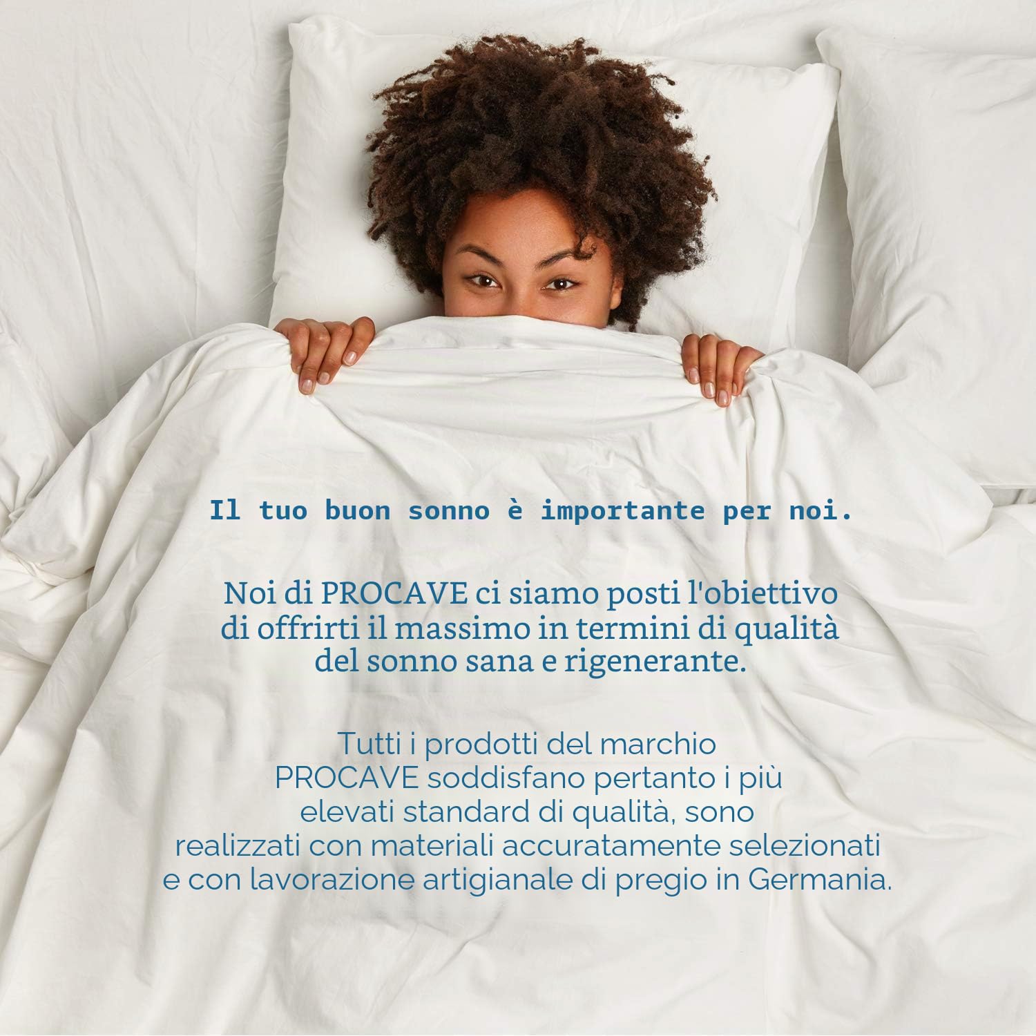 PROCAVE Unisci-materassi per Letto Matrimoniale, con Rivestimento Protettivo, 25 x 200 cm