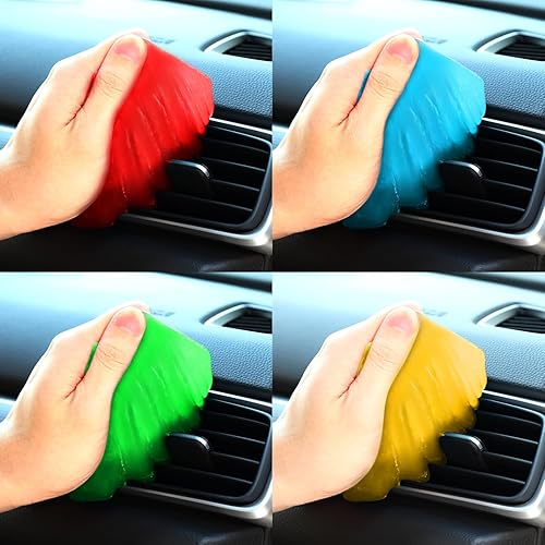 Miniatura 40 de DNA MOTORING Geles de limpieza de automóviles, herramientas de detallado automático, masilla de limpieza, limpiador de interior de automóvil, Azul