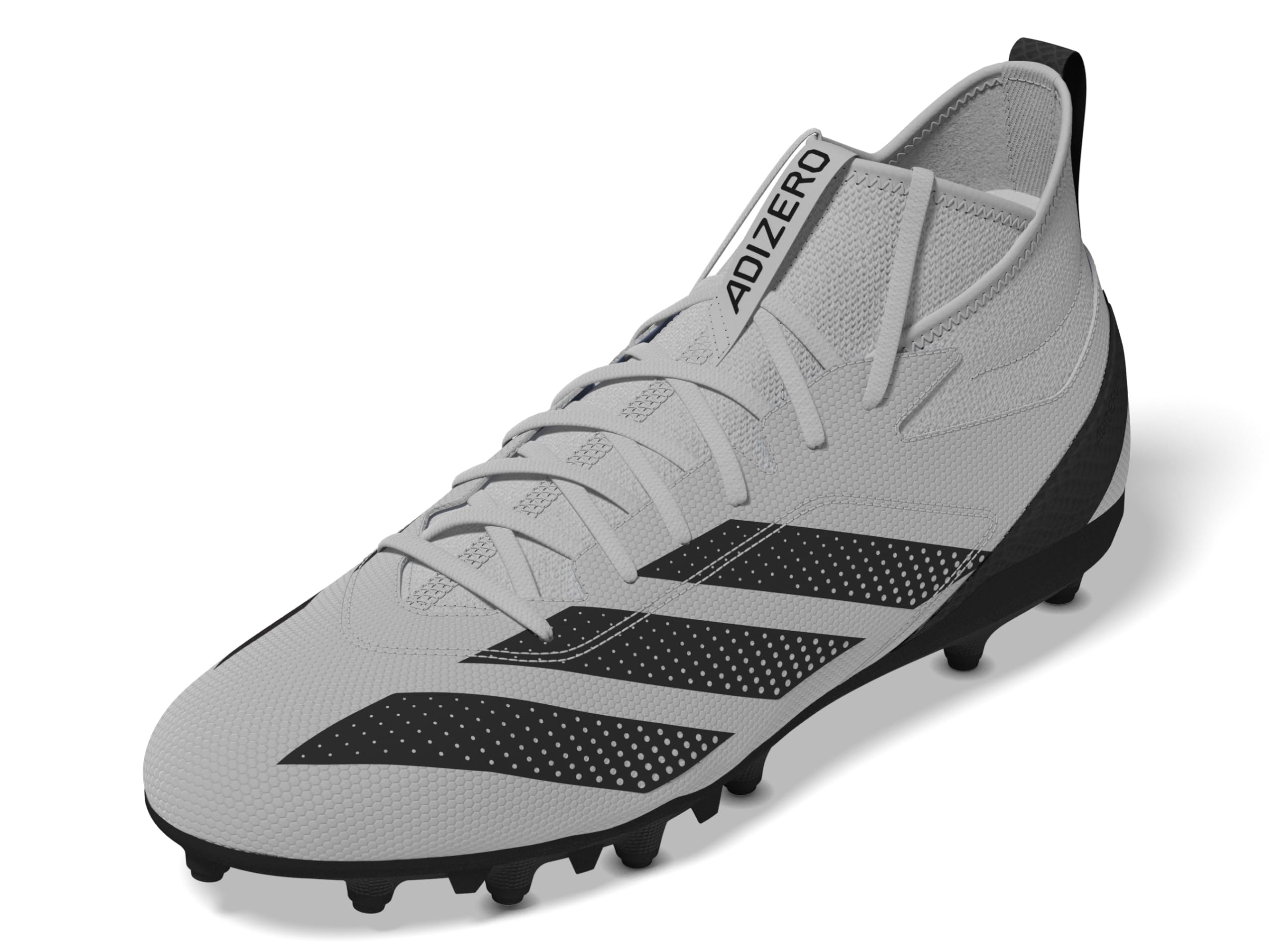 adidas Men's Adizero Impact.2 American Football Sneaker, Grey/Black/Grey, 9.5