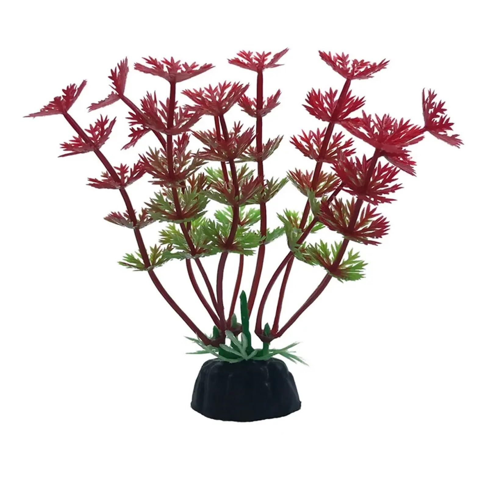 JTKSSCS Aquarium Plants 2PCS 10CM Simulation Artificial Plants Aquarium Decor Water Weeds Ornament Plant Fish Tank Grass(Color 08)