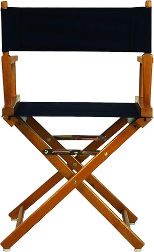 Miniatura 7 de Casual Home - Silla de director de 18.0 in, marco de roble miel con lona azul marino