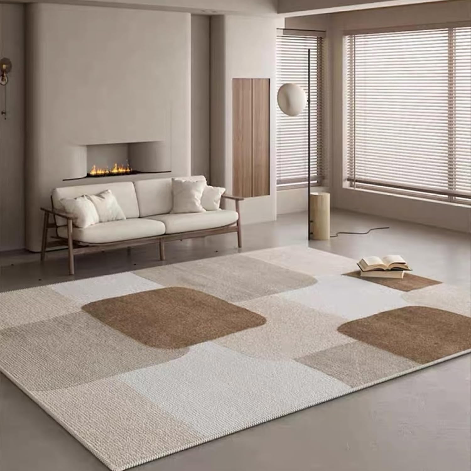 Carpet Wear-Resistant Antique Sofa Coffee Table Blanket Crystal Velvet European Floor Mat Home Decor(80X160CM (2.6X5.3FT/SJR2)