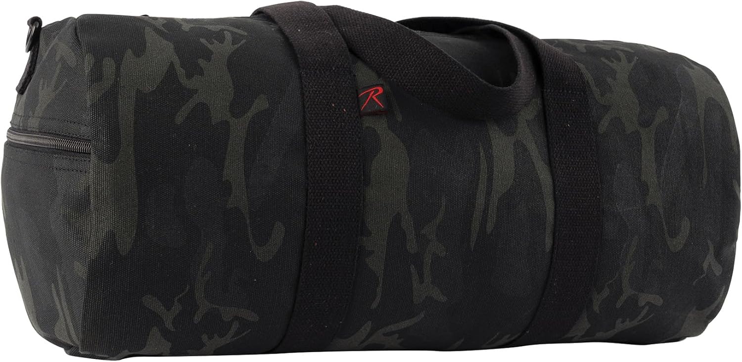 Heavyweight Black Giant Zipper Duffle Bag (X-Large)