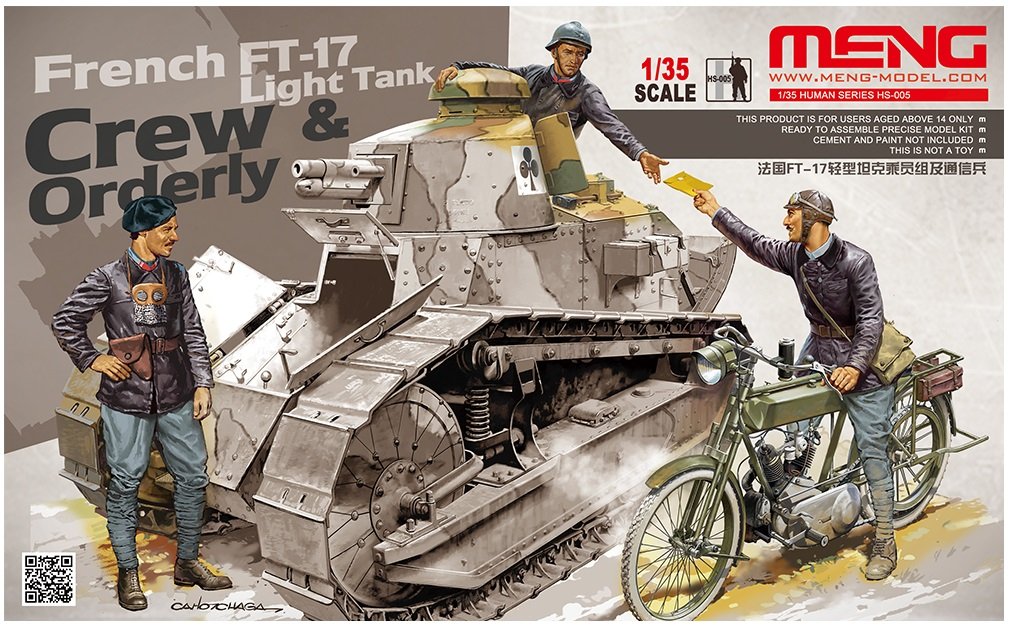(未使用･未開封品)　モンモデル 1/35 フランス軽戦車 FT-17 リベット砲塔 プラモデル v1yptgt Amazon | モンモデル 1/35 フランス軽戦車FT-17乗員と通信兵