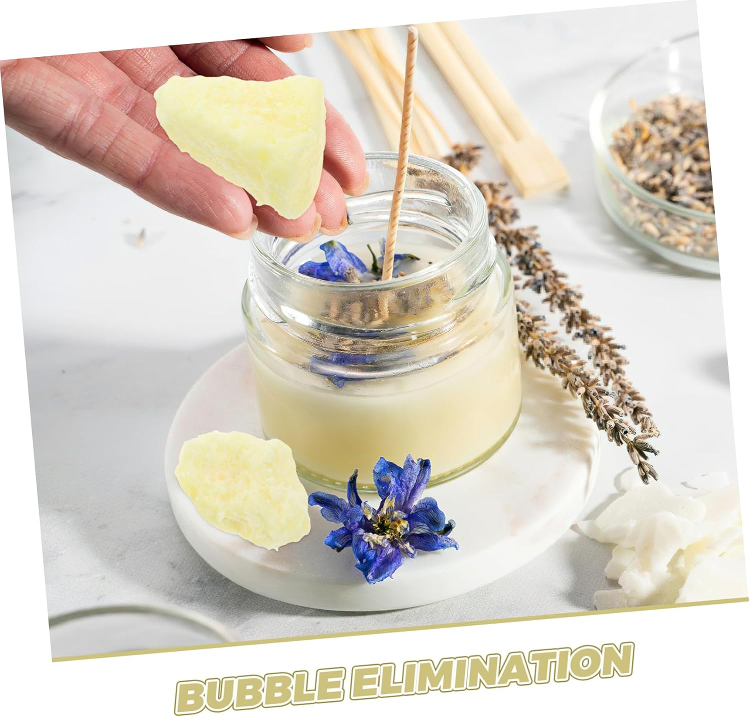 Uonlytech Candle Making for Crafts Bubble Safe Wax Additive for Vibrant Scented Candle Creation