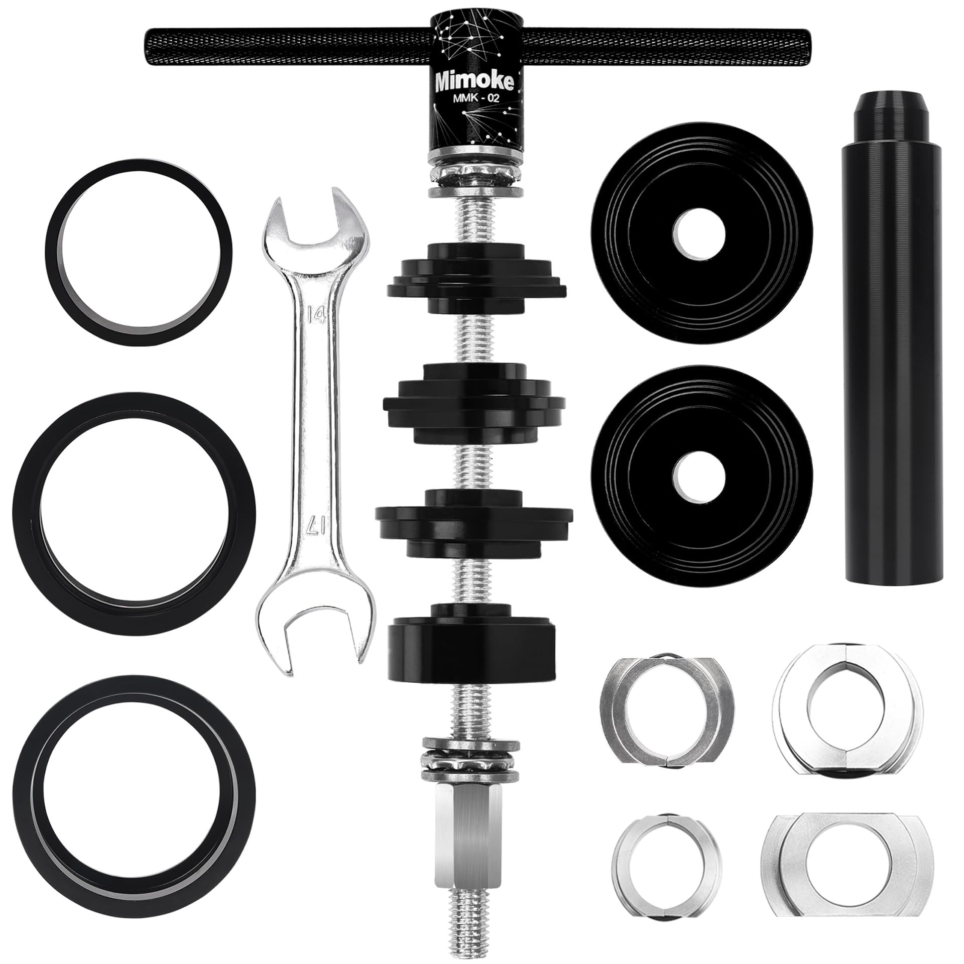 Mimoke Kit de Parte Inferior de Bicicleta para Instalar y Quitar el Soporte Herramienta Profesional para rodamiento Interior BB86 BB30 BB91 BB92 PF30