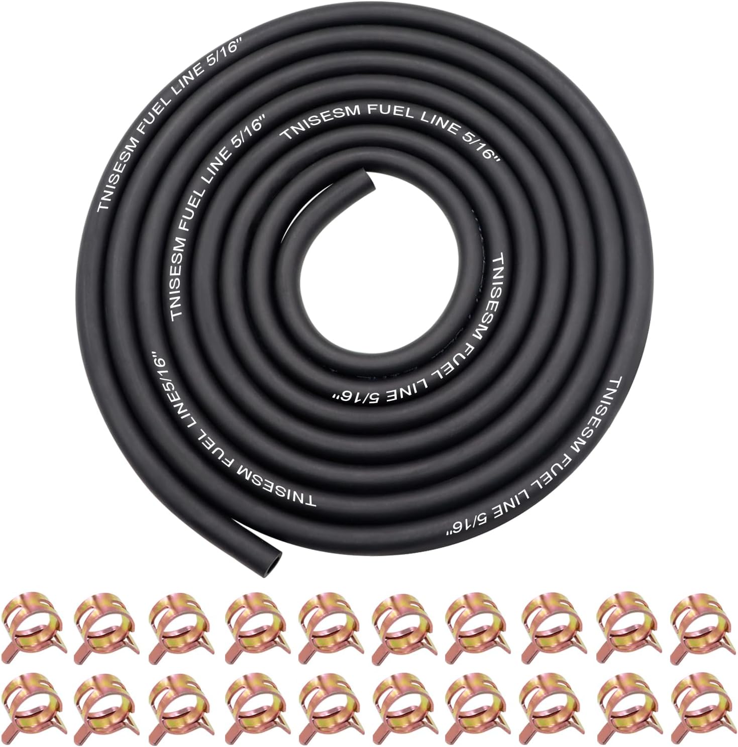 7-Foot Fuel Line Hose Kit With 10 Clamps - 1/4 Inch ID For Briggs Kawasaki Kohler Engines K 934171 - Foto 5