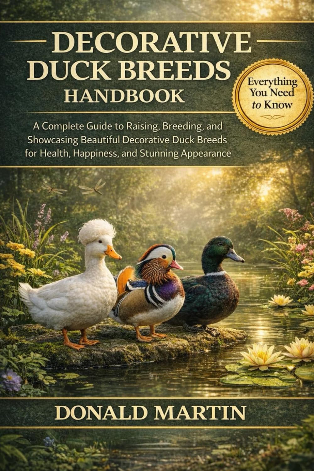 DECORATIVE DUCK BREEDS HANDBOOK: A Complete Guide to Raising, Breeding, and Showcasing Beautiful Decorative Duck Breeds for Health, Happiness, and Stunning Appearance.