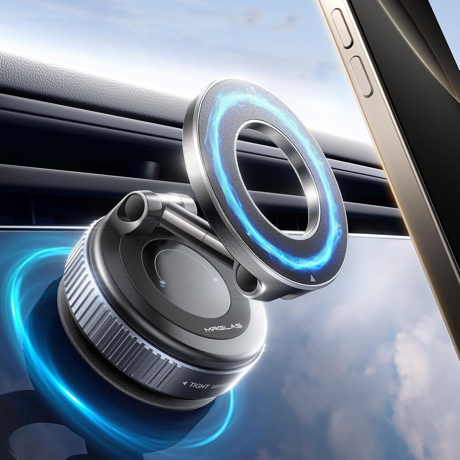 Autotelefoonhouder, voor Ford Transit Custom 2018-2022 2023 2024- telefoonhouder voor ventilatieopening, verstelbaar 360 ° rotatie, geüpgraded