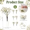 Daifunli 12 Piezas de Pasadores para el Cabello de Boda con Aliento de Bebé y Perlas, Blanco | Clips de Flores para el Cabello para Novias y Damas de Honor, Decoración Elegante para el Cabello de Boda para Mujeres, Clips de Gypsophila Seca 1 Unidad (Paquete de 12) 3