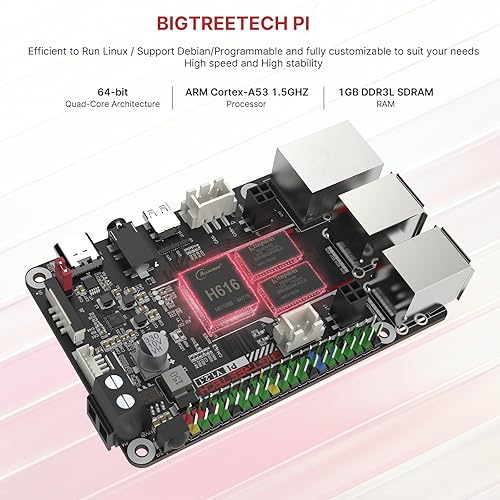 Miniatura 2 de BIGTREETECH Pi Tablero de control 64bit Quad Core, 1 GB DDR3L 40 pines GPIO compatible con SKR MINI E3 V3.0/Octopus V1.1/Pro, SKR V1.4