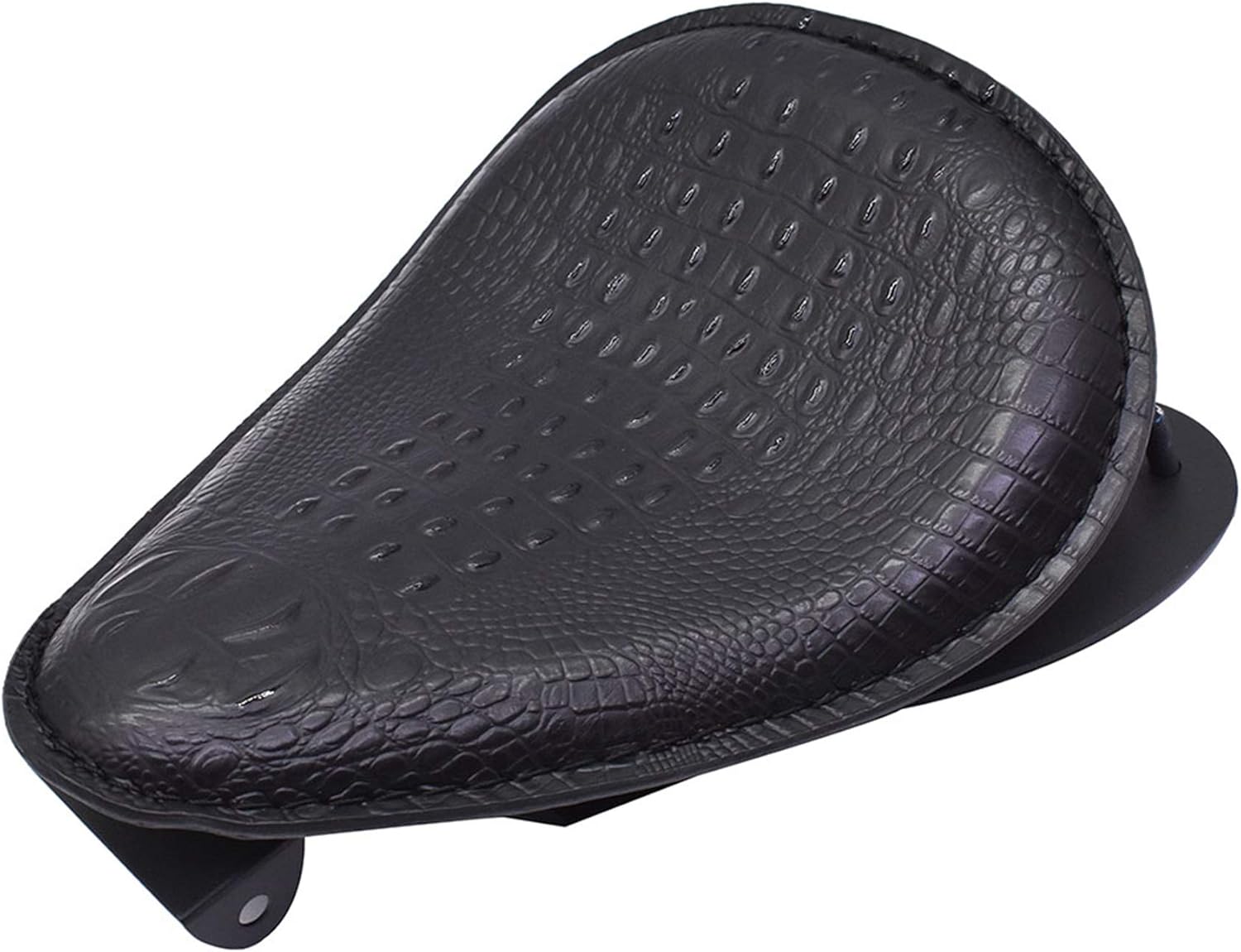 munirater Motocycle Black Sprung Seat with Seat Base Replacement for ACE VT 1100 750