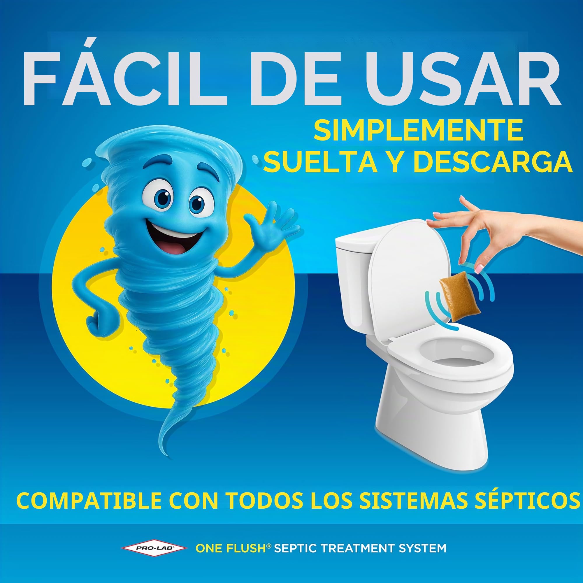 Tratamiento de tanque séptico – 1 año de suministro de tratamiento séptico – Paquetes de tratamiento de tanque séptico soluble – Utiliza paquetes de enzimas de tratamiento séptico mensualmente para