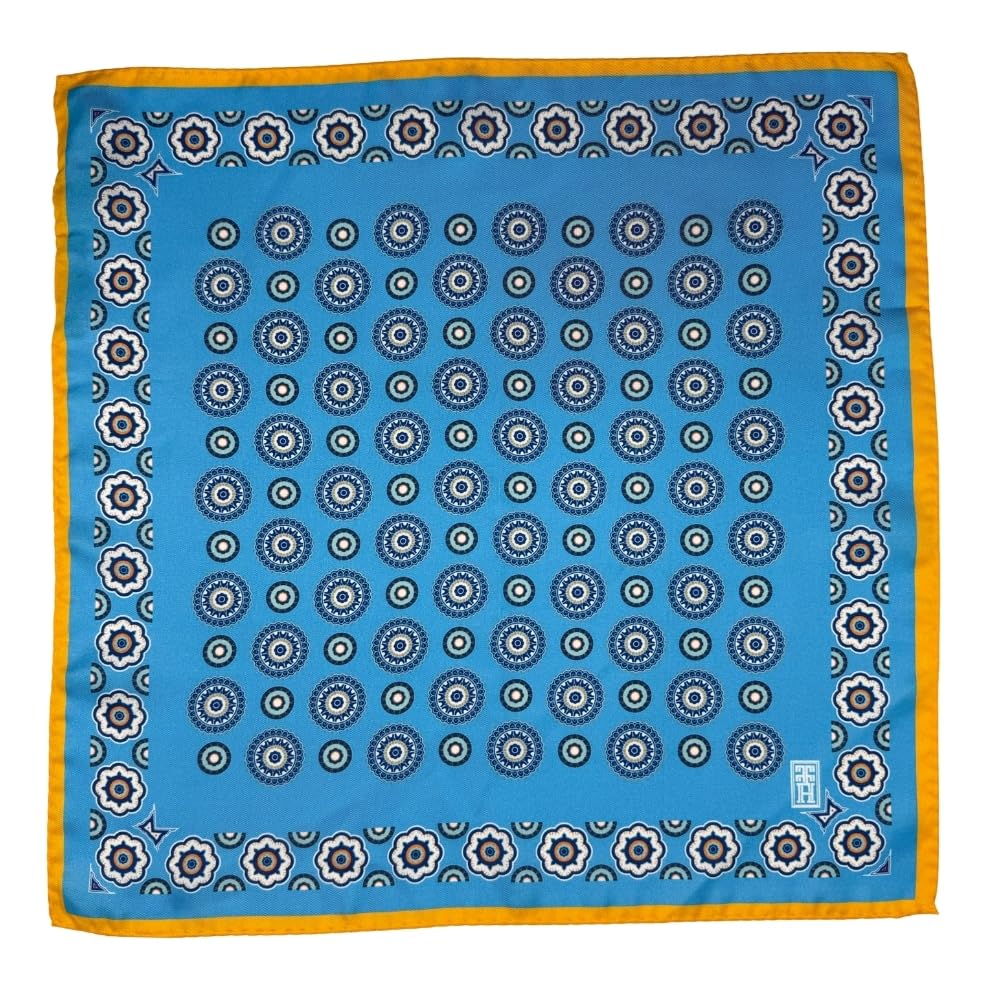 the tie hub Italian Silk Pocket Square for Men-picture-42