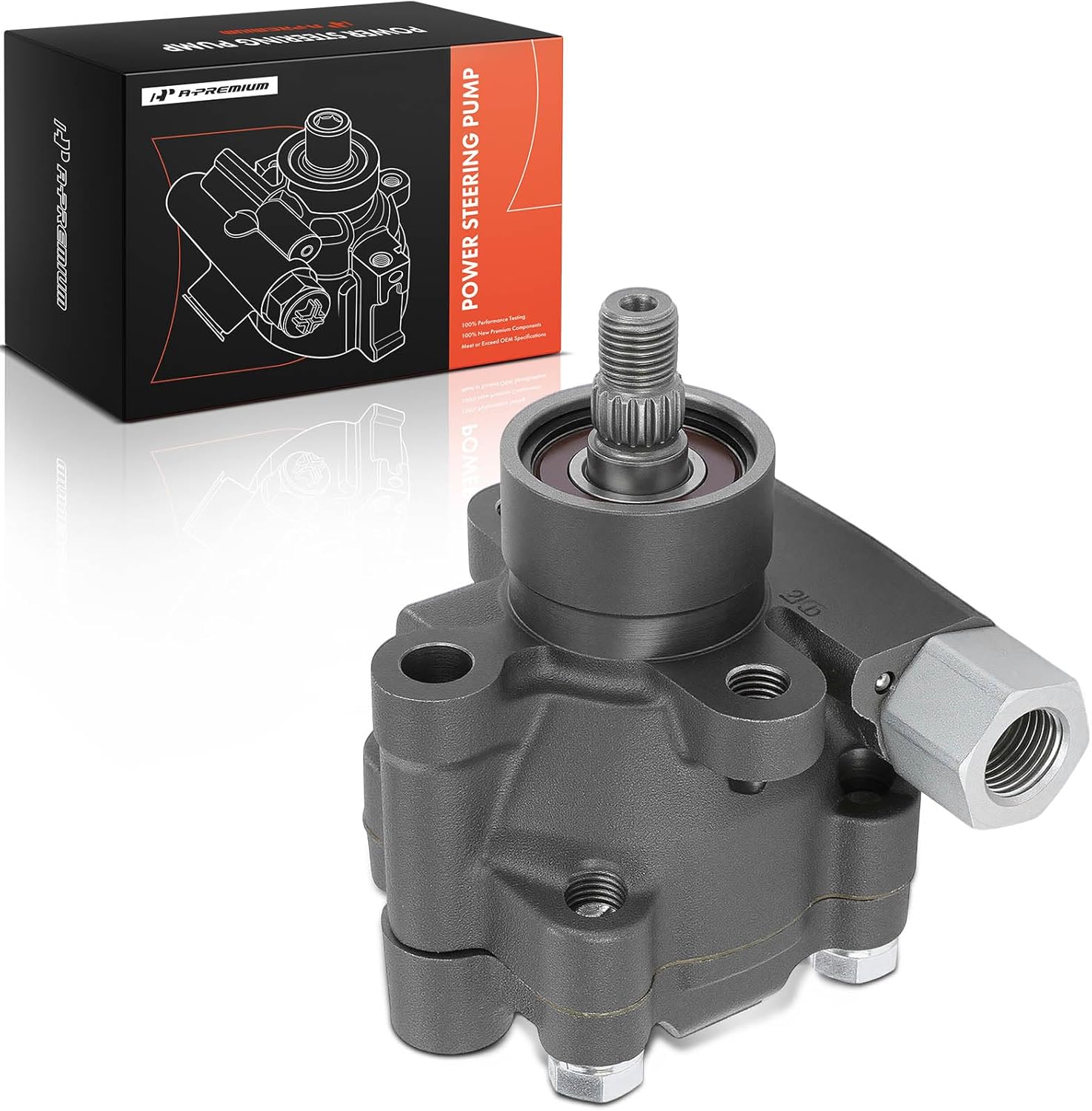 A-Premium Power Steering Pump Compatible with Nissan 300ZX 1990 1991 1992 1993 1994 1995 1996, V6 3.0L, Replace # 4911040P00