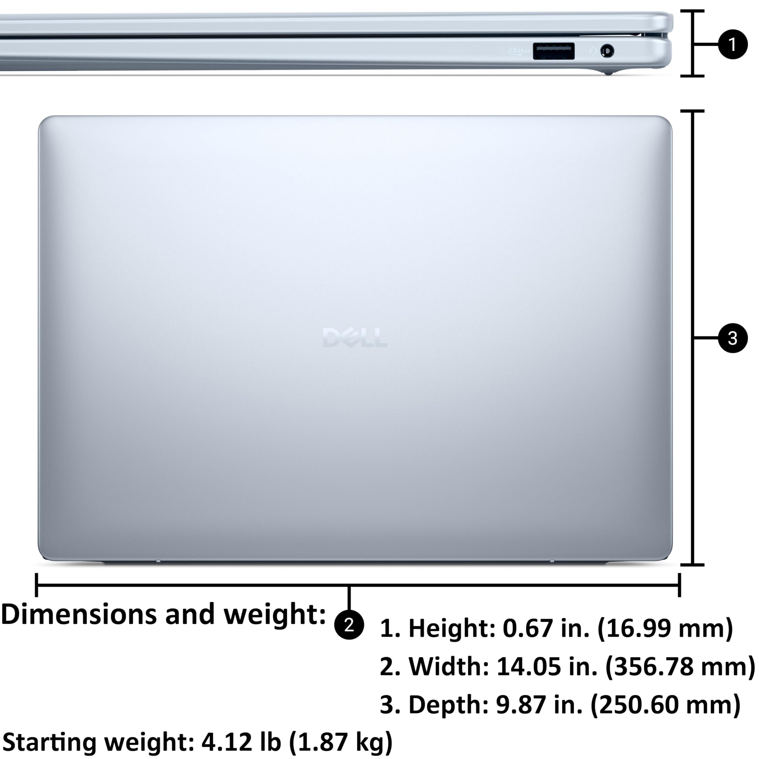 Amazon.com: Dell 16 Plus Touchscreen Laptop Computer, Intel Core